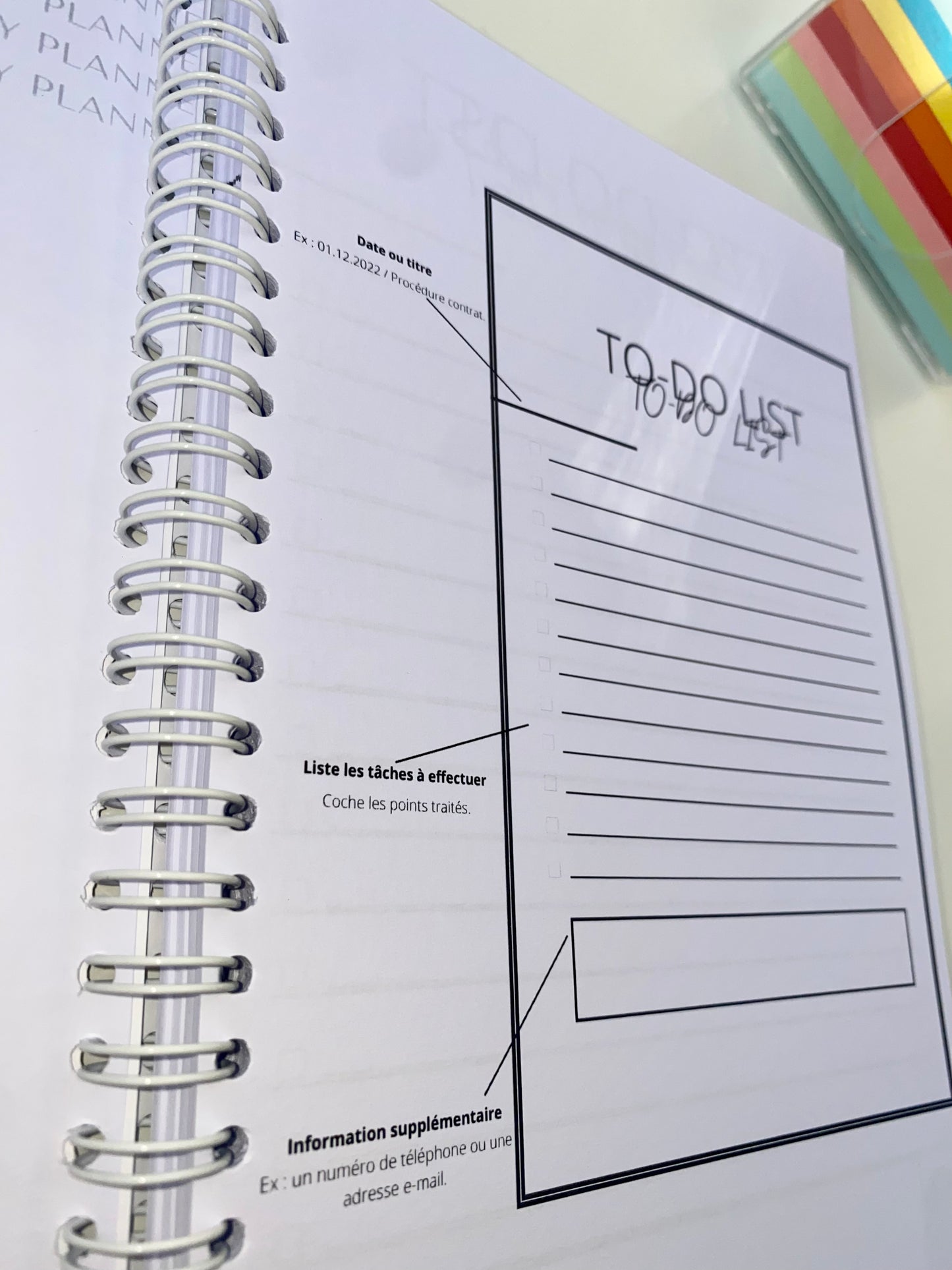 CARNET TO-DO LIST